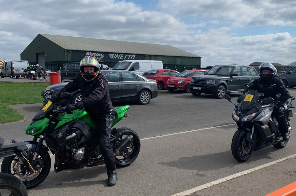 Preparing to start a track session