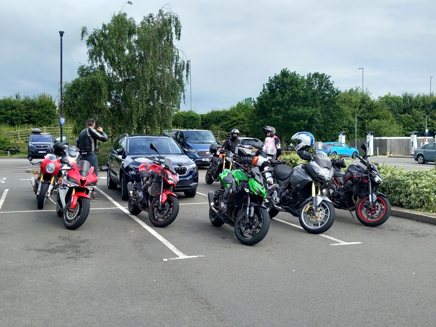 Bikes parked at Haddon