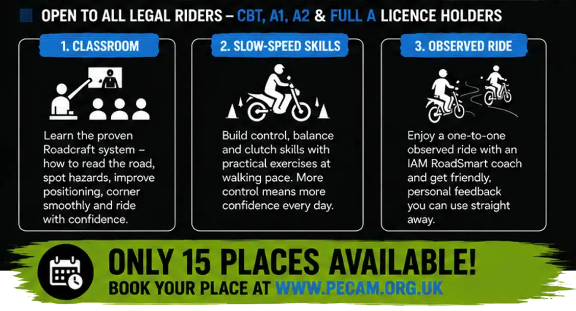 Open to all with the three stages of the training